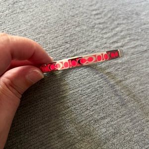 Unique Coach silver bracelet